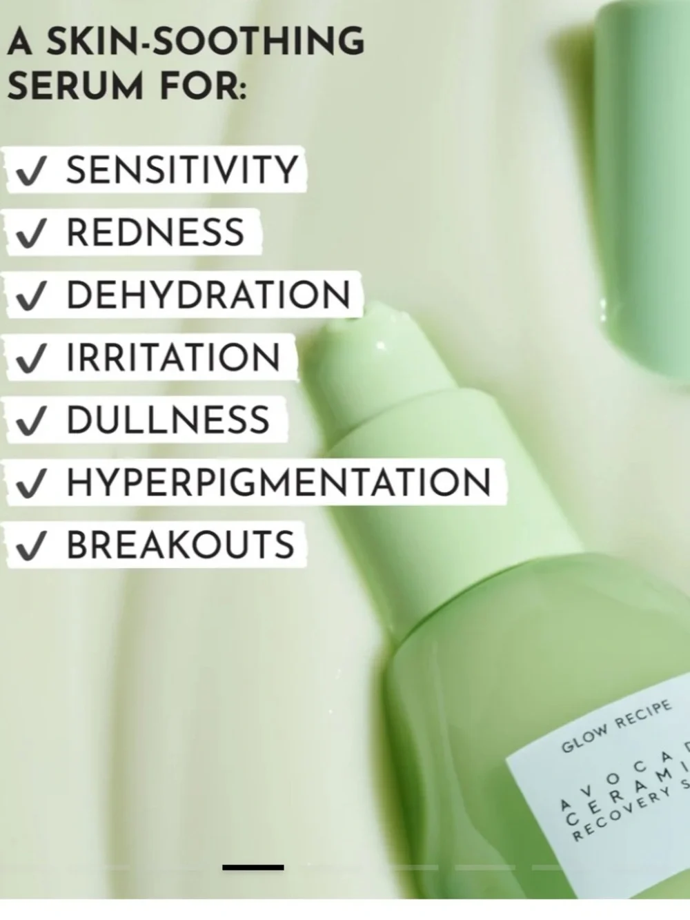 GLOW RECIPE AVOCADO SOOTHING SKIN BARRIER SERUM WITH CERAMIDES